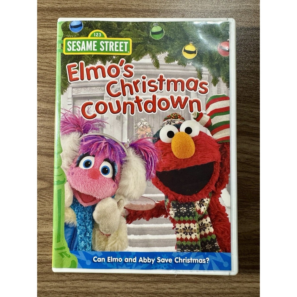 Sesame Street Elmo's Christmas Countdown DVD 2008 Ben Stiller Jamie Foxx Holiday